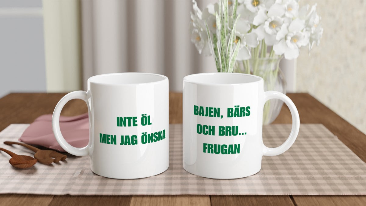 "INTE ÖL" Kopp - 325 ml